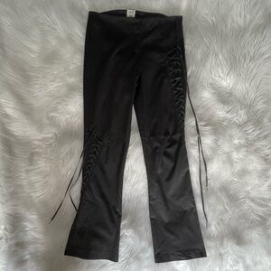 Vintage Cache black lace up bootcut pants Size 0